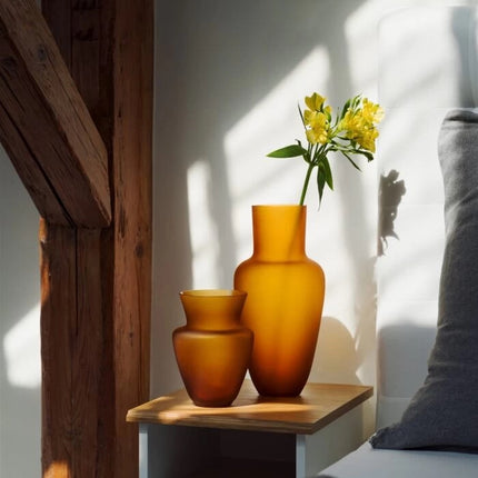 Garden Basic matt vase - Amber