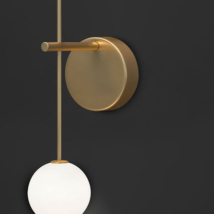 Abacus wall sconce