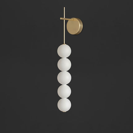Abacus wall sconce