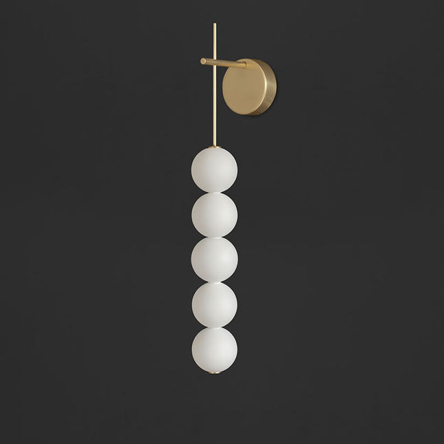 Abacus wall sconce