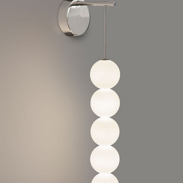 Abacus wall sconce