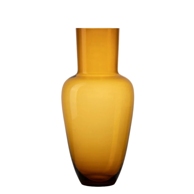 Garden Basic transparent vase- Amber