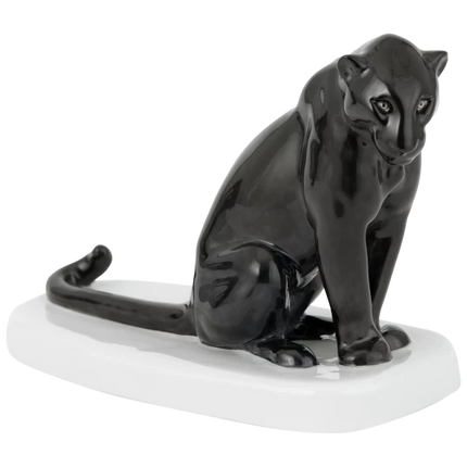 MEISSEN Black panther - Rudolf Löhner
