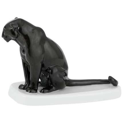 MEISSEN Black panther - Rudolf Löhner