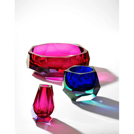 MOSER Pear bowl 11 cm - beryl blue