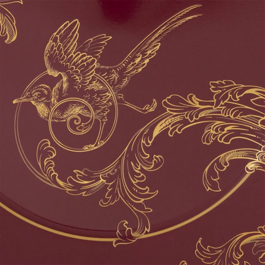 MEISSEN Mystic Maison dessert plate - Bordeaux