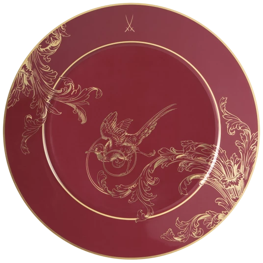 MEISSEN Mystic Maison dessert plate - Bordeaux