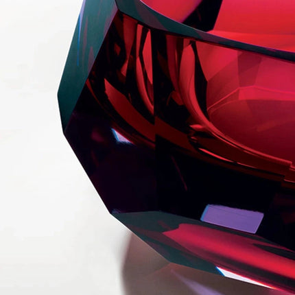MOSER Pear bowl 27 cm - Alexandrite rose