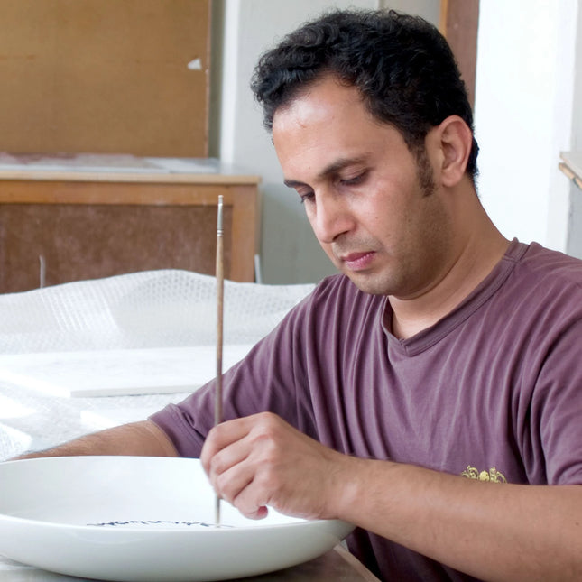 Meissen Wall Painting II. - Khaled Al-Saai, unique pc