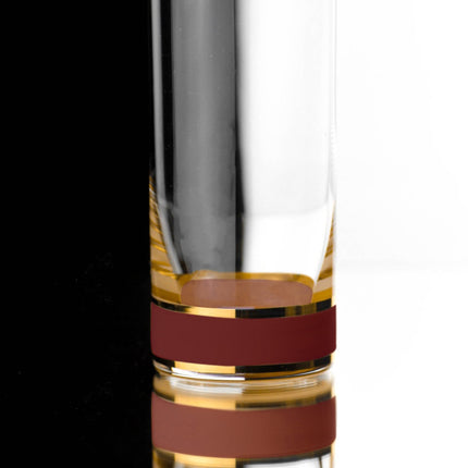 Delight Garnet hand-painted crystal water glass 300 ml