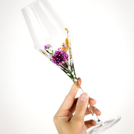 Evpas Lush hand-painted crystal champagne glass 290 ml - limited edt.
