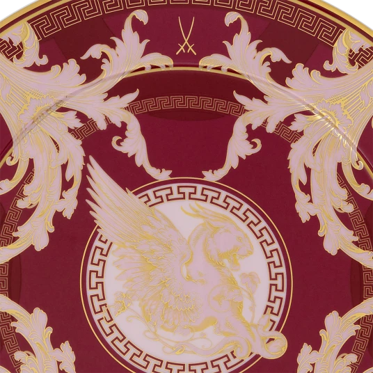 MEISSEN Mystic Maison charger plate - Bordeaux