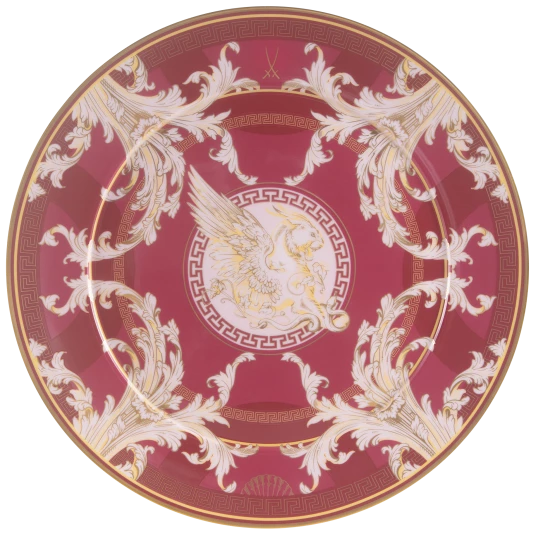 MEISSEN Mystic Maison charger plate - Bordeaux