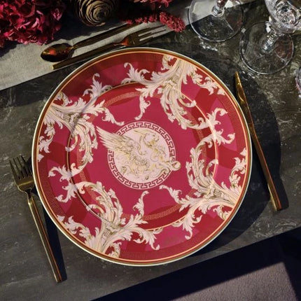 MEISSEN Mystic Maison charger plate - Bordeaux