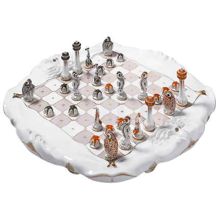 MEISSEN Chess Game Marine Animals - Max Esser