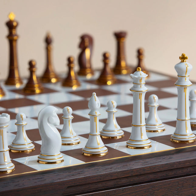 MEISSEN Chess Set Gold - Maria Walther, Maximilian Hagstotz