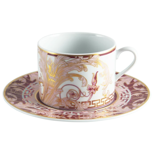 MEISSEN Mystic Maison coffe cup & saucer - Bordeaux