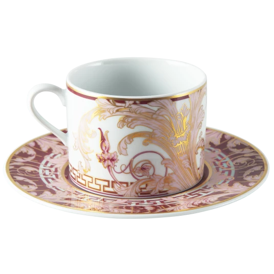 MEISSEN Mystic Maison coffe cup & saucer - Bordeaux