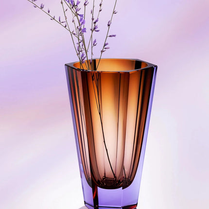 MOSER Purity vase 28 cm - Alexandrite aurora