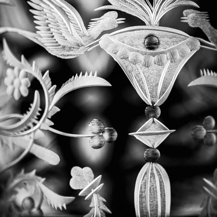 Evpas hand-engraved crystal whisky glass 410 ml