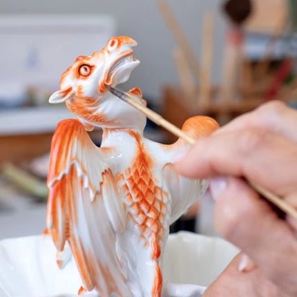 MEISSEN Dragon on dish - Erich Hösel, limited edt.