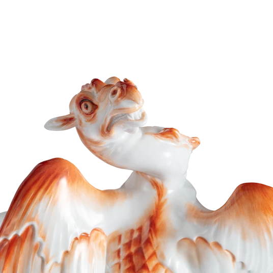 MEISSEN Dragon on dish - Erich Hösel, limited edt.