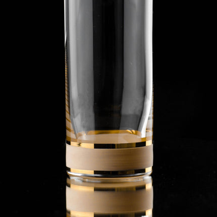 Delight Cream hand-painted crystal water glass 300 ml