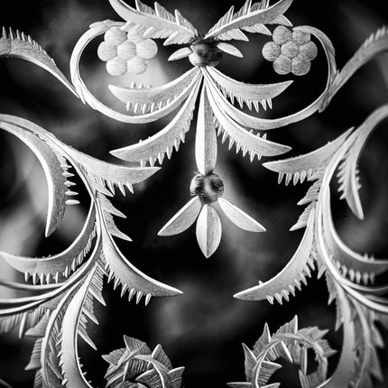 Evpas hand-engraved crystal whisky glass 410 ml