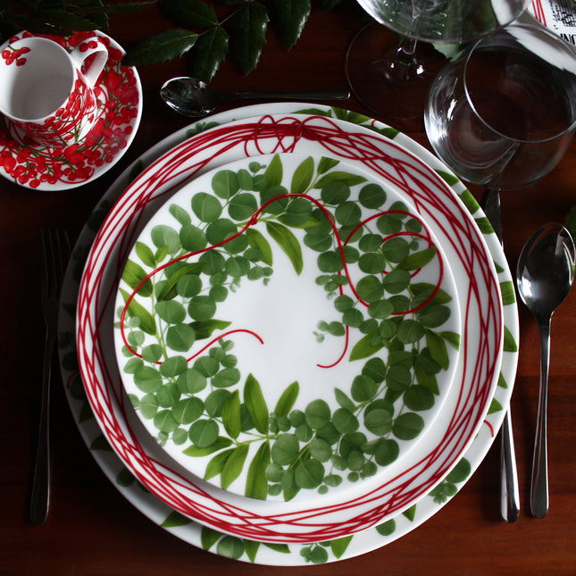 Fil Rouge Foglie - dessert/salad plate