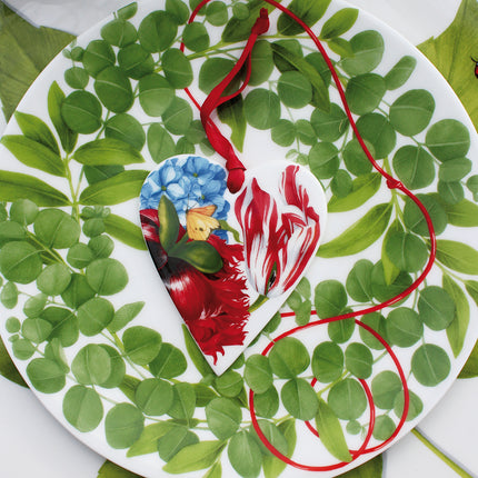 Fil Rouge Foglie - dessert/salad plate