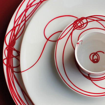 Fil Rouge Nodi - dessert/salad plate