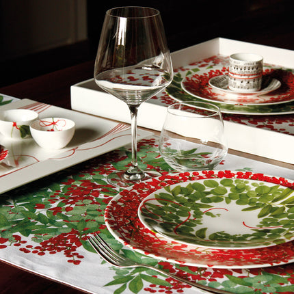 Fil Rouge Nodi - rectangular platter