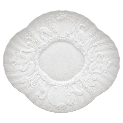 MEISSEN Swan gourmet plate flat