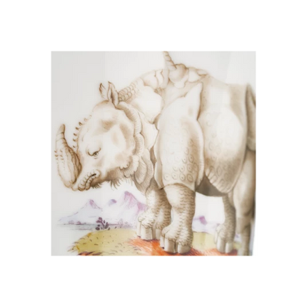 MEISSEN Goblet "Exotic animals", limited edt.