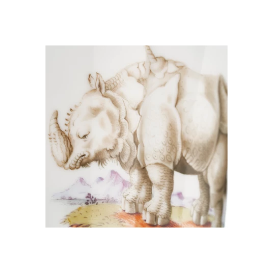 MEISSEN Goblet "Exotic animals", limited edt.