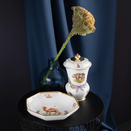 MEISSEN Goblet "Exotic animals", limited edt.