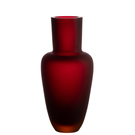 Garden Midnight matt vase - gold ruby, limited edt.