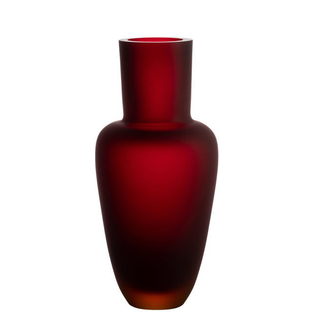 Garden Midnight matt vase - gold ruby, limited edt.