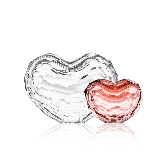 MOSER Heart 20,5 cm - crystal clear