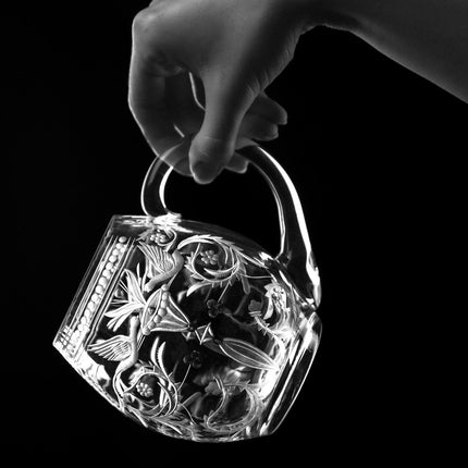 Evpas hand-engraved crystal beer pint 500 ml