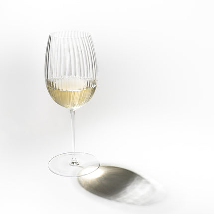 Tethys white wine glass - crystal clear