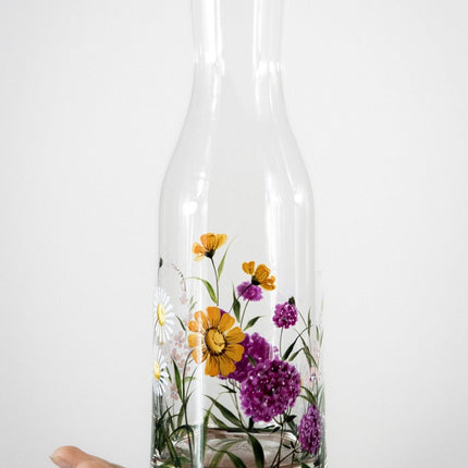 Evpas Lush hand-painted water crystal bottle 1000 ml - limited edt.