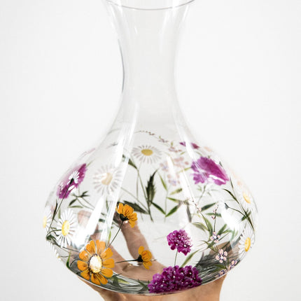 Evpas Lush hand-painted wine crystal decanter 1500 ml - limited edt.