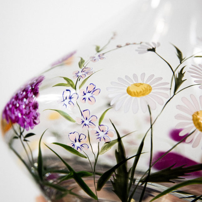 Evpas Lush hand-painted wine crystal decanter 1500 ml - limited edt.