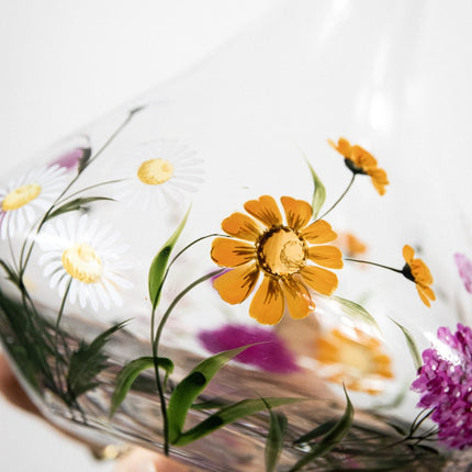 Evpas Lush hand-painted wine crystal decanter 1500 ml - limited edt.