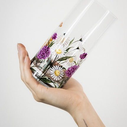 Evpas Lush hand-painted crystal water glass 470 ml
