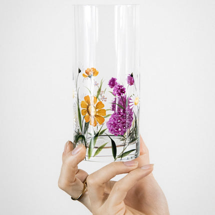Evpas Lush hand-painted crystal water glass 470 ml