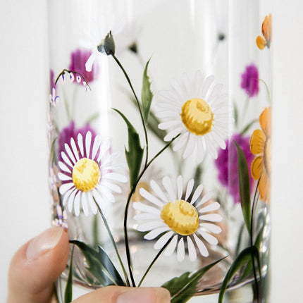 Evpas Lush hand-painted crystal water glass 470 ml