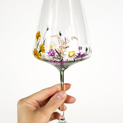 Evpas Lush white wine hand-painted wine crystal glass 520 ml - limited edt.