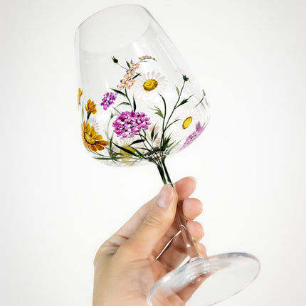 Evpas Lush white wine hand-painted wine crystal glass 520 ml - limited edt.